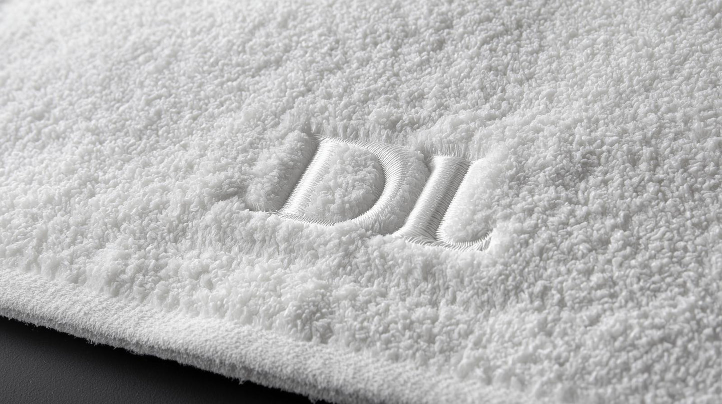 WHITE EGYPTIAN HAND TOWEL